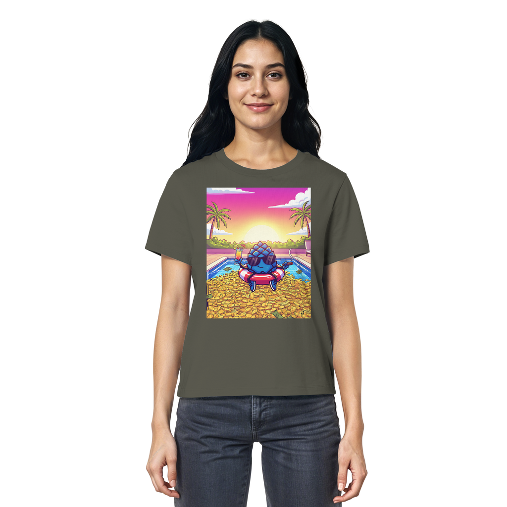 Zirbinator Money & Gold - Ladies Organic Shirt