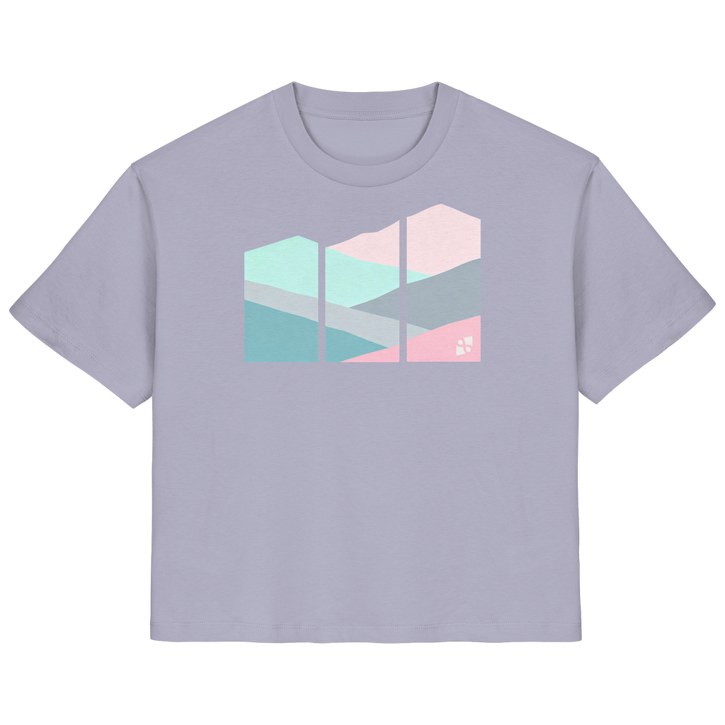Pastell Mountain - Ladies Organic Shirt