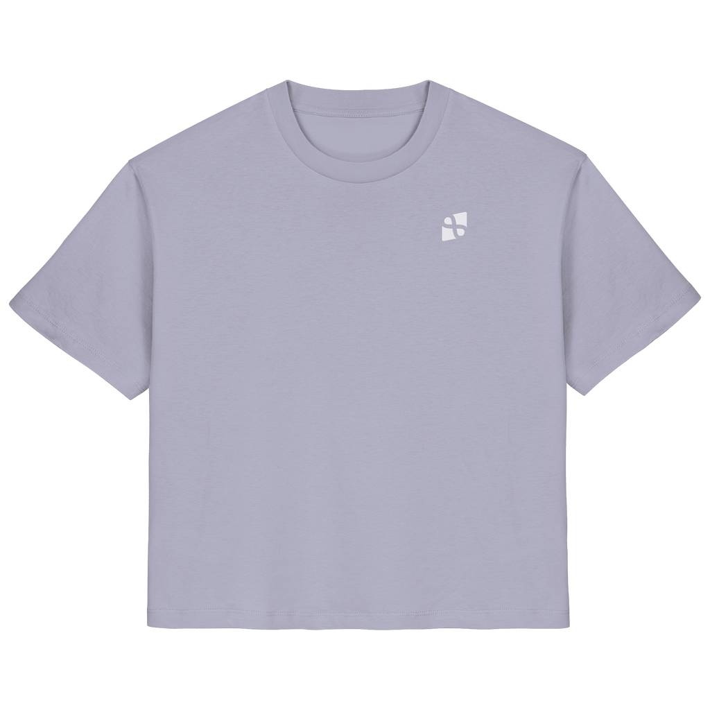 WTF - "Wear The Fair" Print mit besticktem Emblem - Ladies Organic Shirt