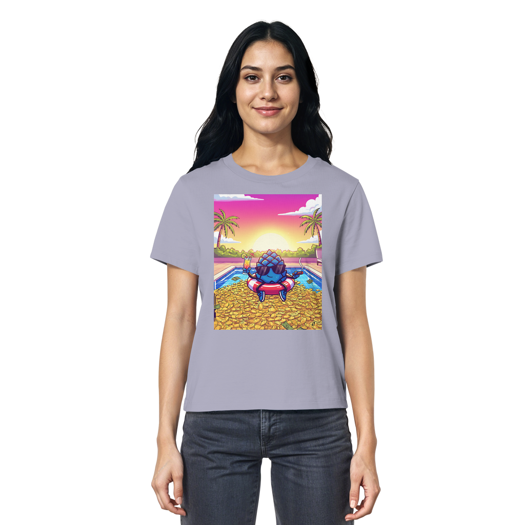 Zirbinator Money & Gold - Ladies Organic Shirt