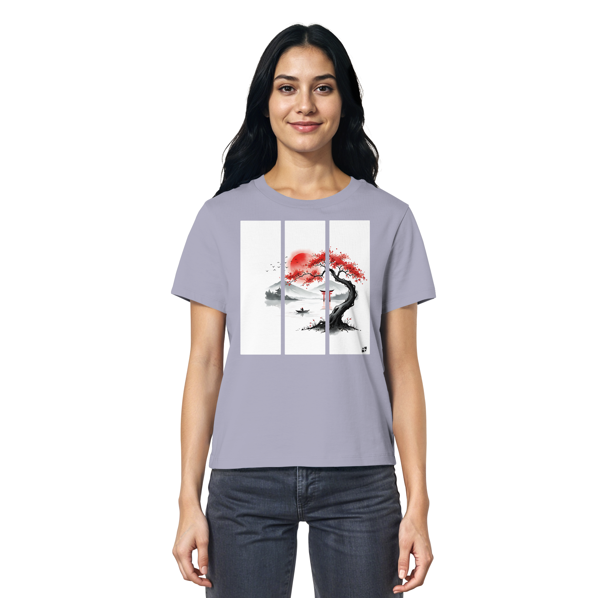 Kirschblüten Vibes - Ladies Organic Shirt