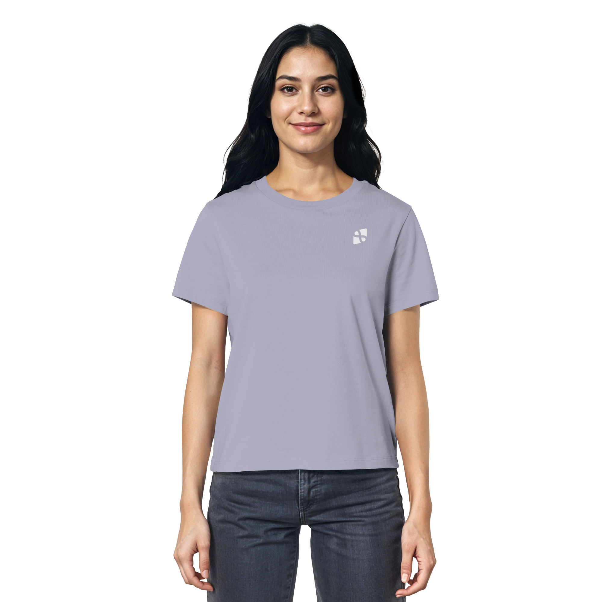 Tannenhäher mit Zirbelnuss + Emblem Stick - Ladies Organic Shirt