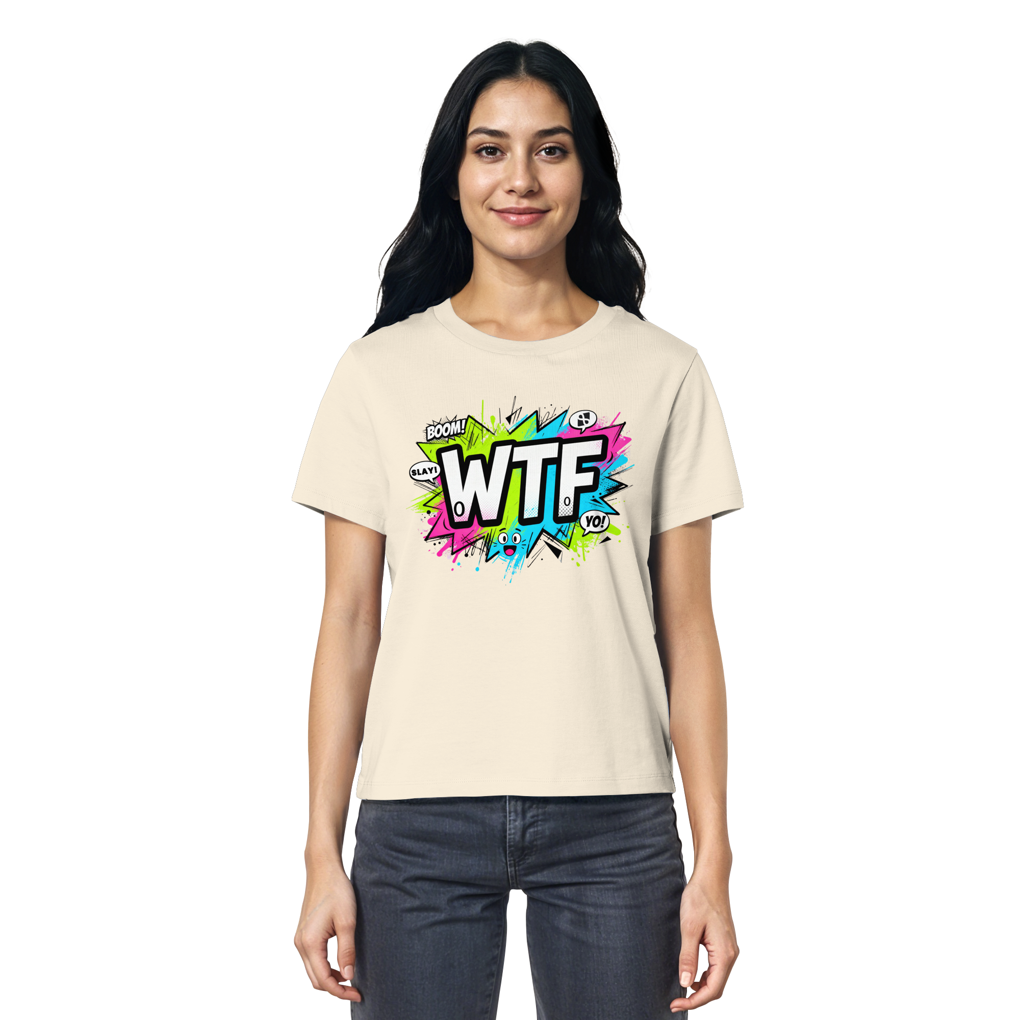 WTF - "Wear The Fair Print" - Ladies Organic Shirt
