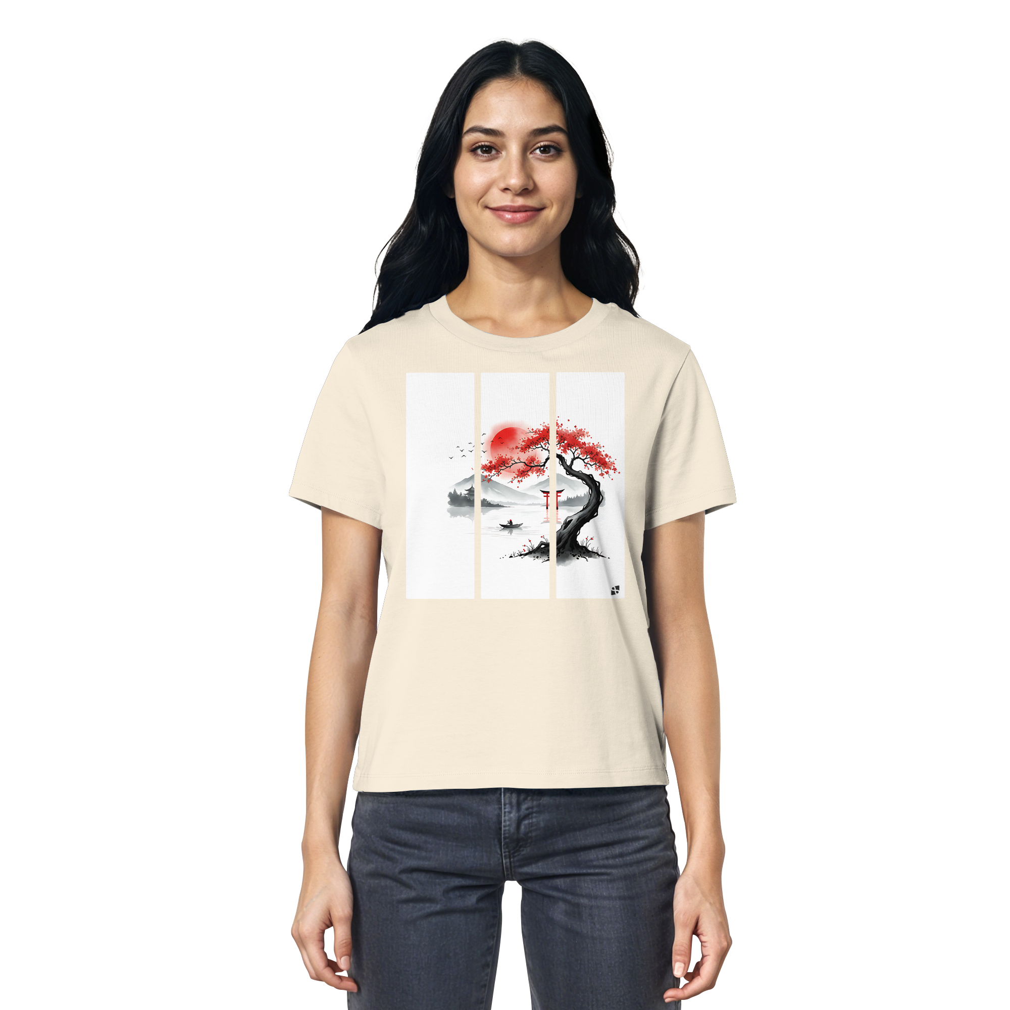 Kirschblüten Vibes - Ladies Organic Shirt