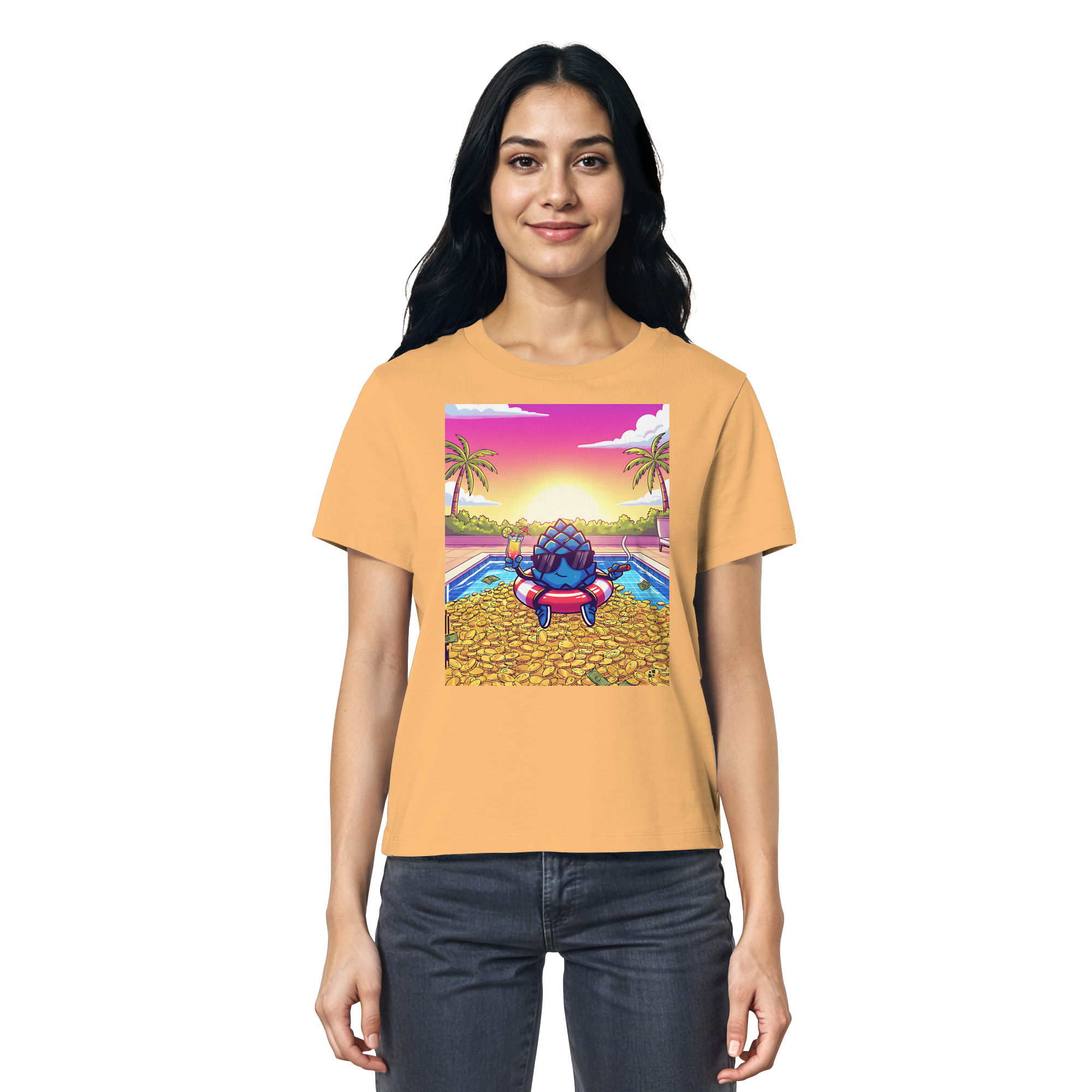 Zirbinator Money & Gold - Ladies Organic Shirt