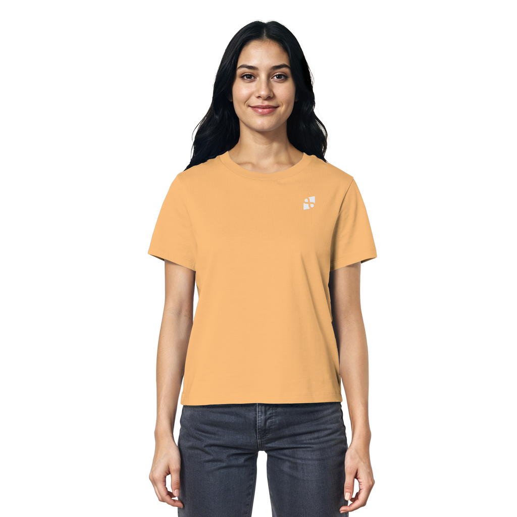 Tannenhäher mit Zirbelnuss + Emblem Stick - Ladies Organic Shirt