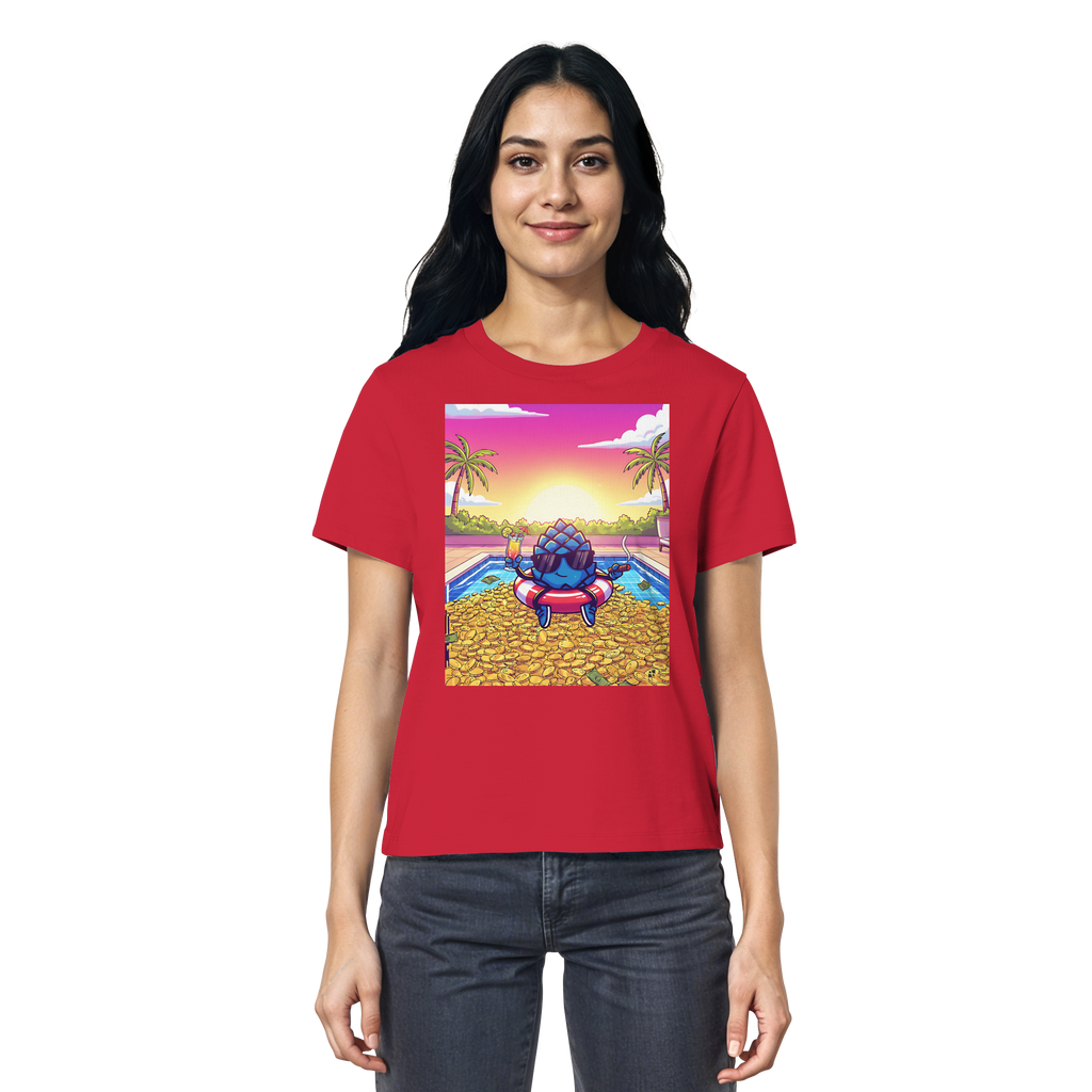 Zirbinator Money & Gold - Ladies Organic Shirt