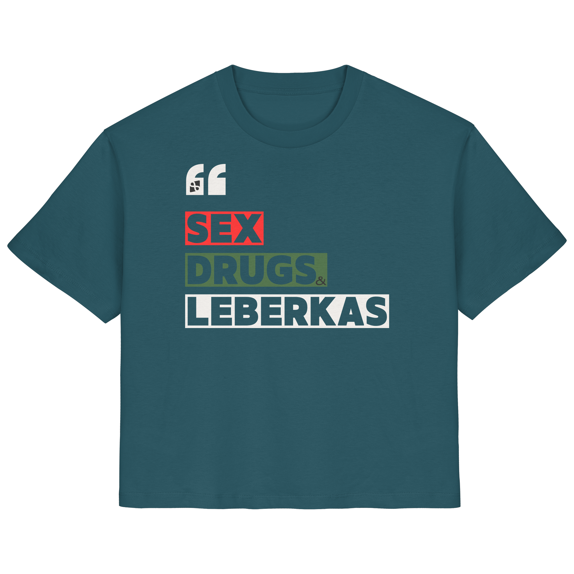 SDL- "SEX DRUGS & LEBERKAS" - Ladies Organic Shirt