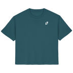 Tannenhäher mit Zirbelnuss + Emblem Stick - Ladies Organic Shirt