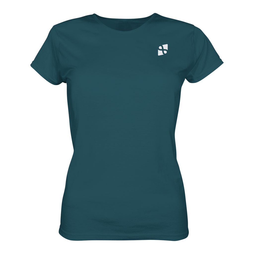WTF - "Wear The Fair" Print mit besticktem Emblem - Ladies Organic Shirt