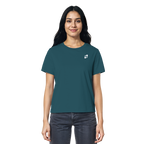 Tannenhäher mit Zirbelnuss + Emblem Stick - Ladies Organic Shirt
