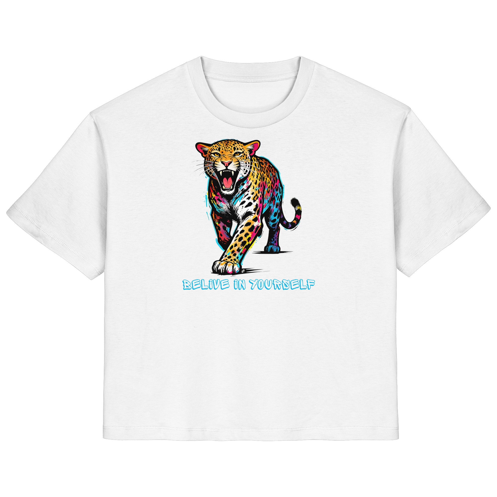 BIY Leopard - Ladies Organic Shirt