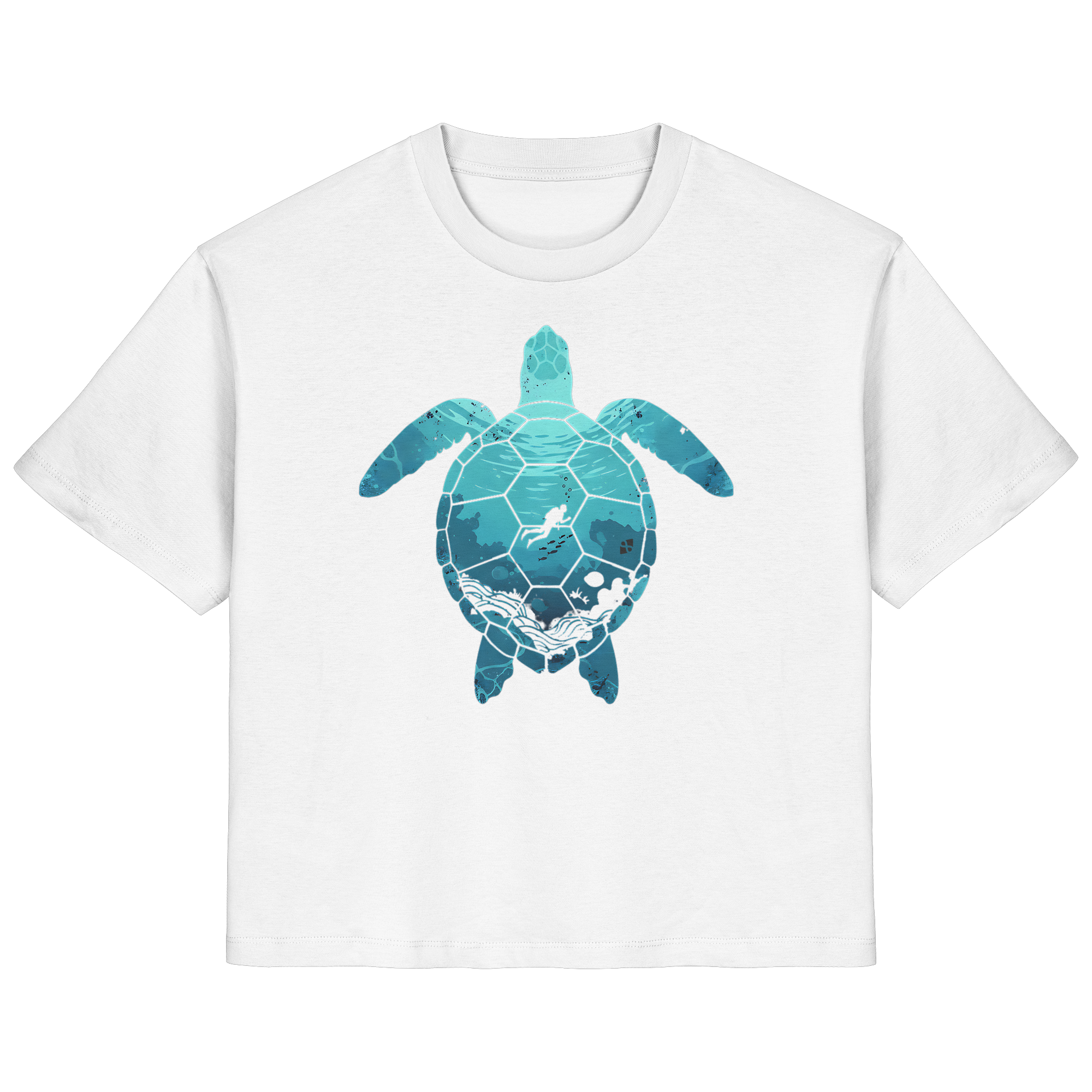 Deep Sea Turtle Ladies Shirt