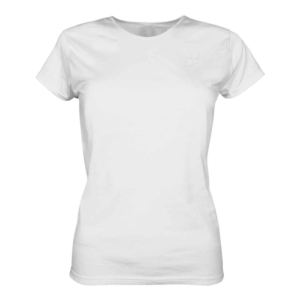 WTF - "Wear The Fair" Print mit besticktem Emblem - Ladies Organic Shirt