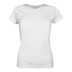 WTF - "Wear The Fair" Print mit besticktem Emblem - Ladies Organic Shirt