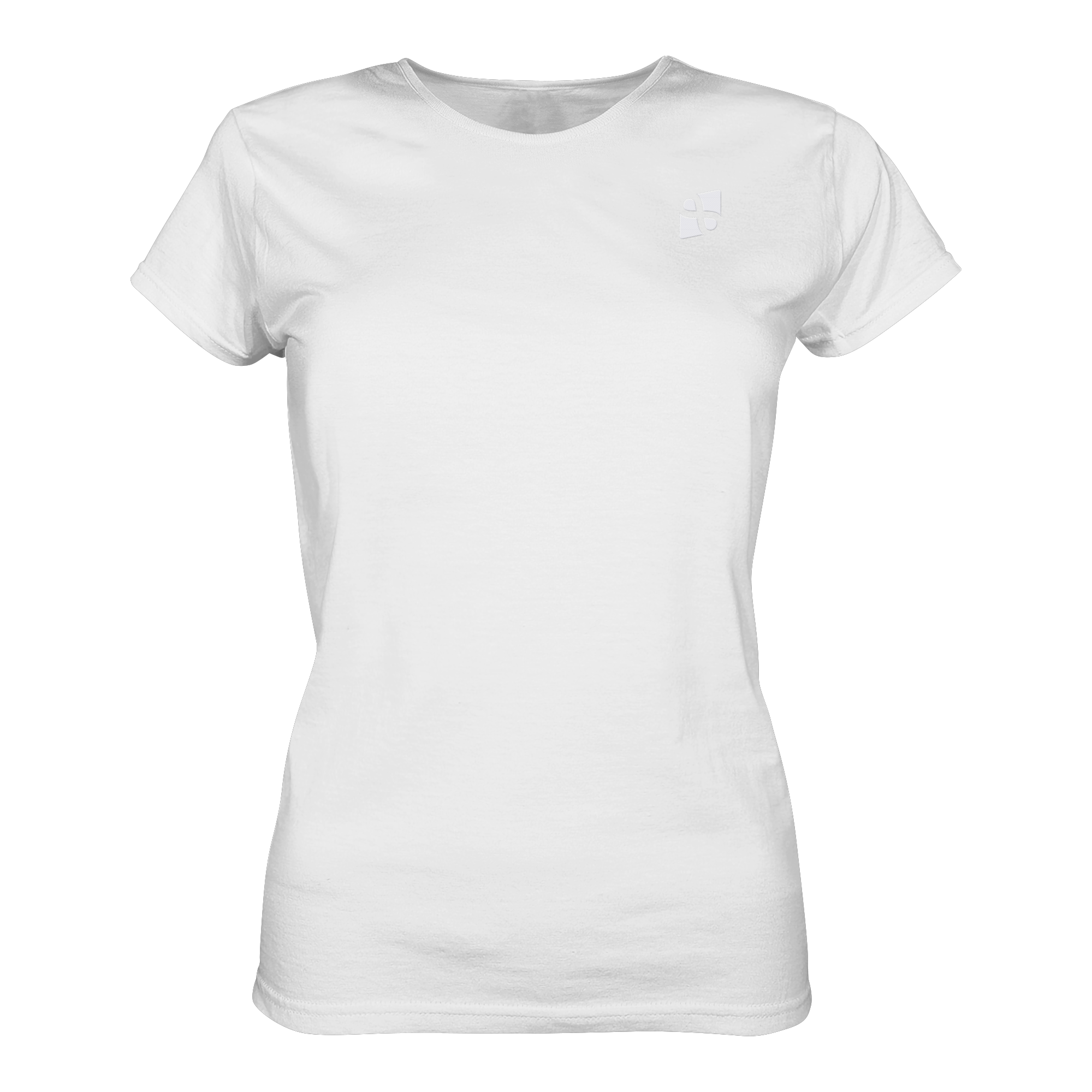 WTF - "Wear The Fair" Print mit besticktem Emblem - Ladies Organic Shirt
