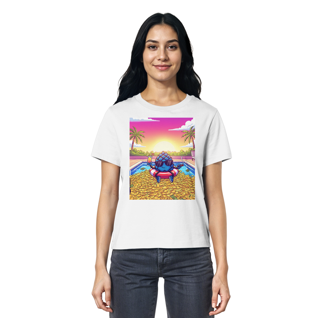 Zirbinator Money & Gold - Ladies Organic Shirt