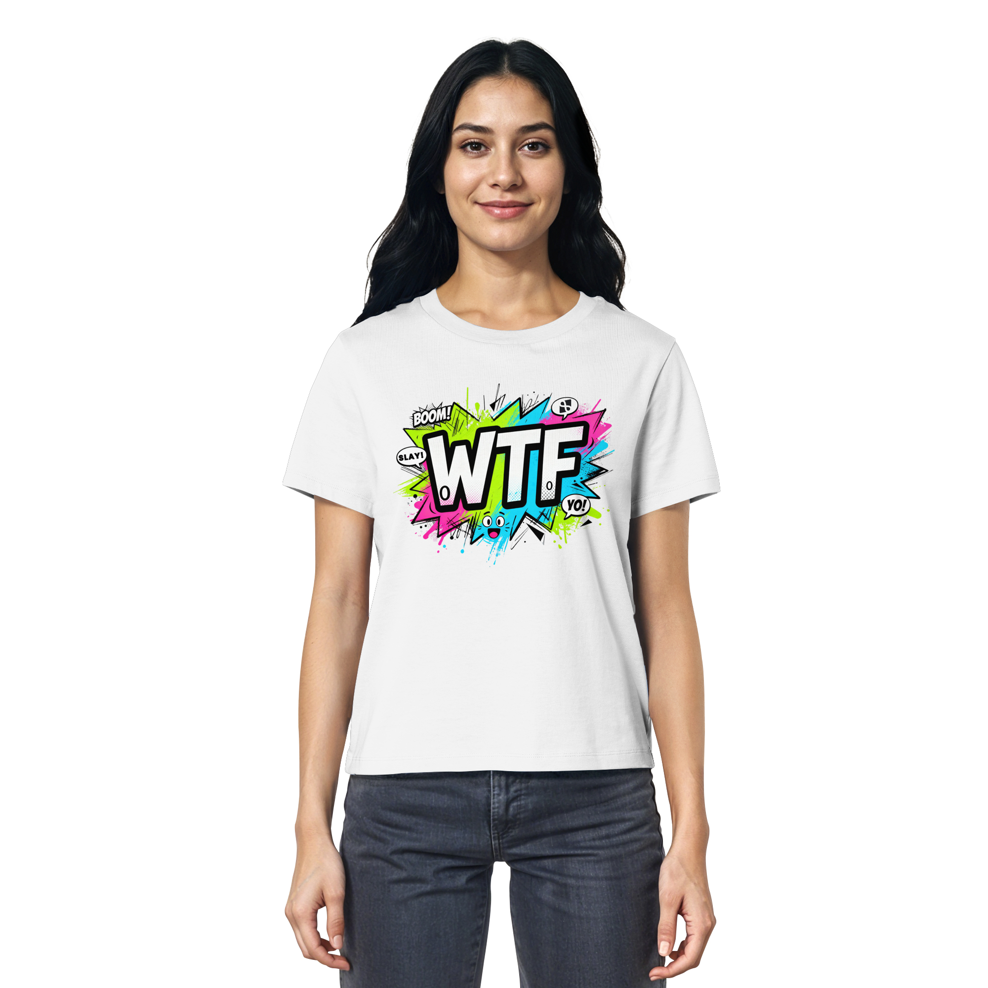 WTF - "Wear The Fair Print" - Ladies Organic Shirt