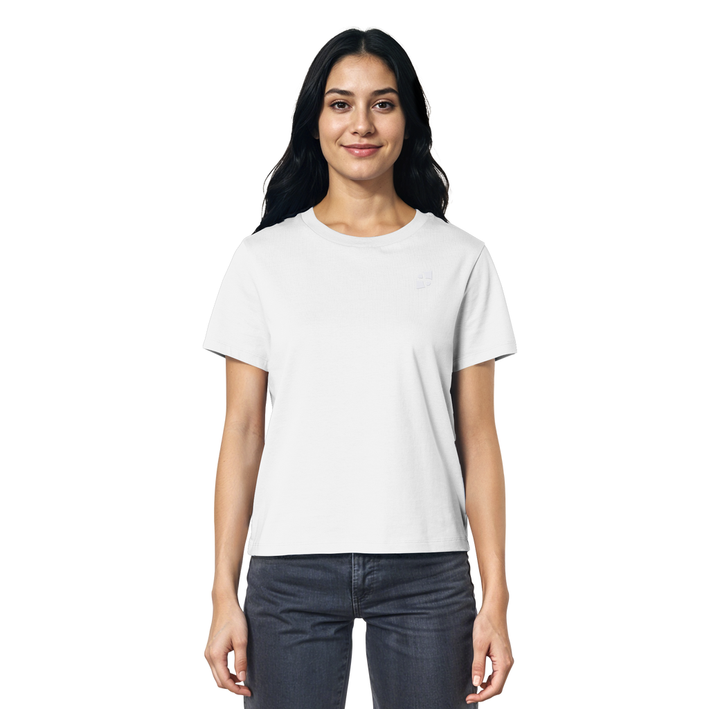 WTF - "Wear The Fair" Print mit besticktem Emblem - Ladies Organic Shirt