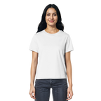 WTF - "Wear The Fair" Print mit besticktem Emblem - Ladies Organic Shirt