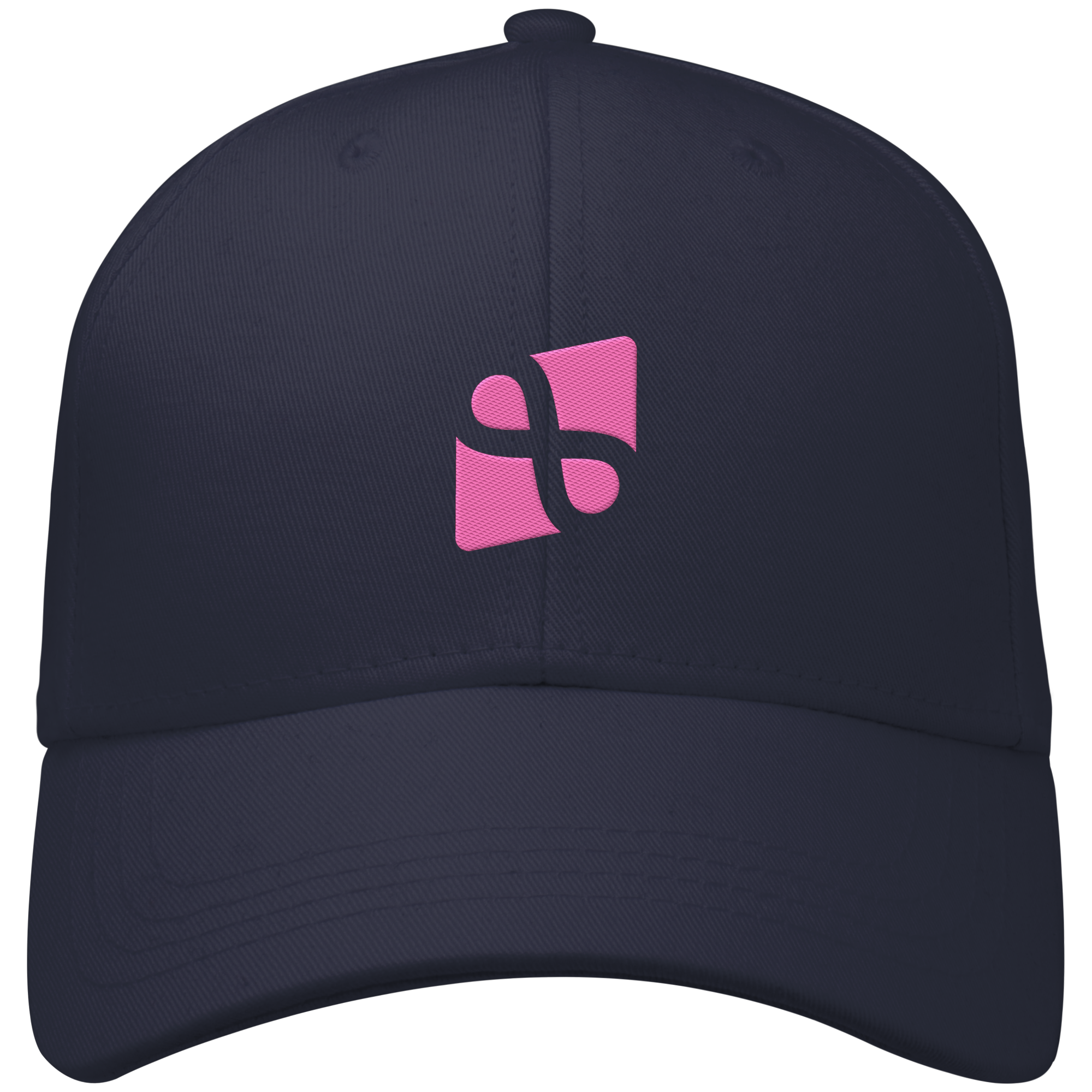 LEAUX Emblem gestickt rosa - Organic Baseball Cap