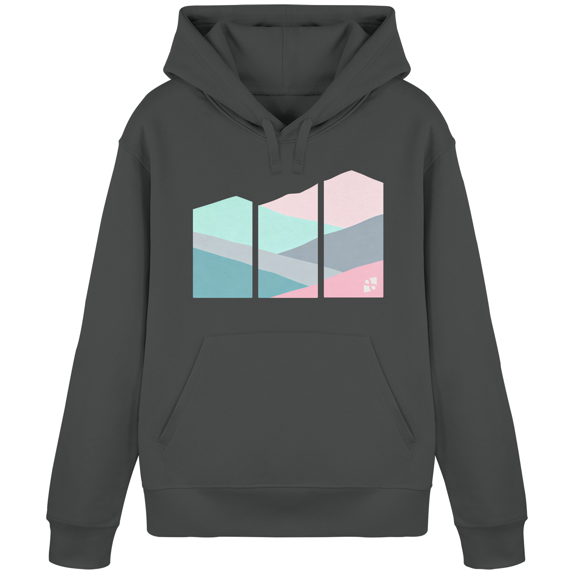 Pastell Mountain - Organic Basic Hoodie