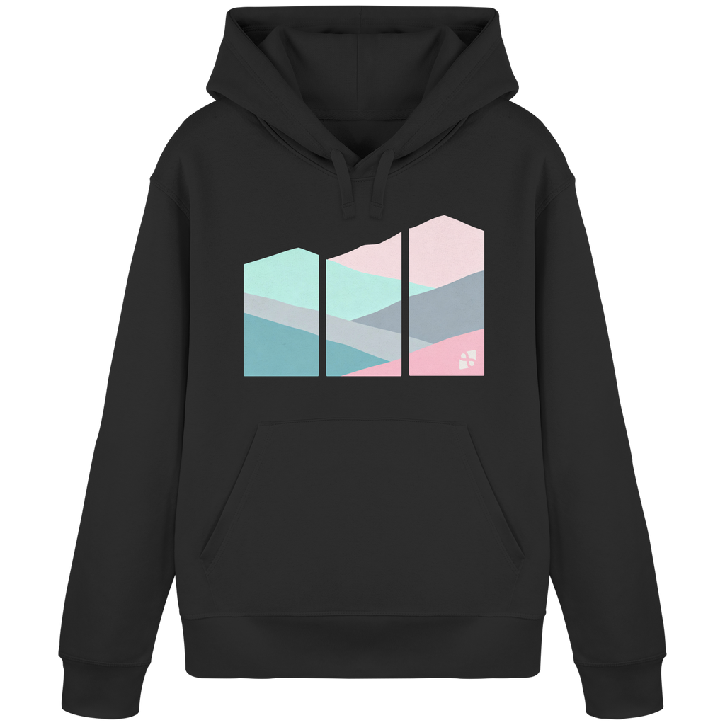 Pastell Mountain - Organic Basic Hoodie
