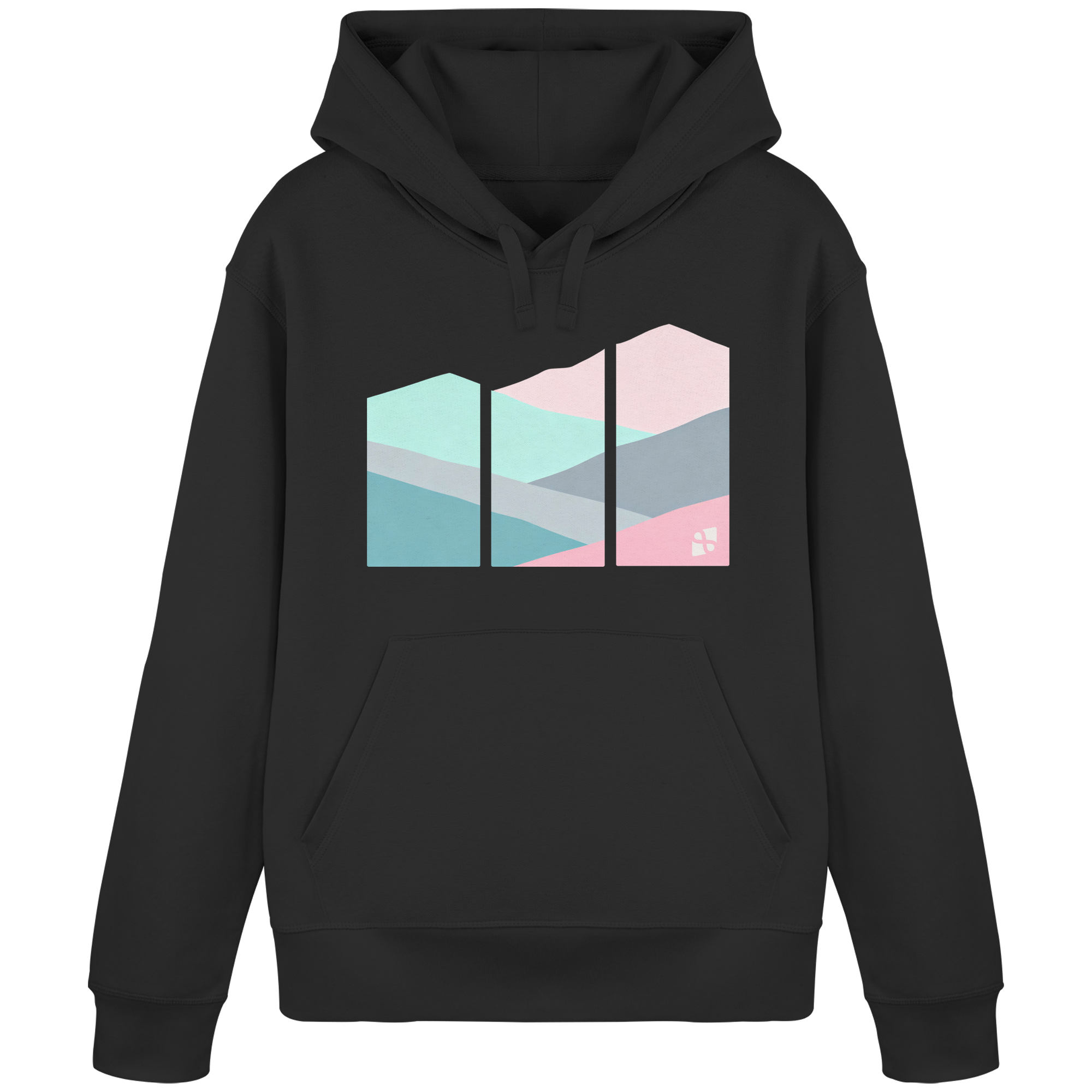 Pastell Mountain - Organic Basic Hoodie