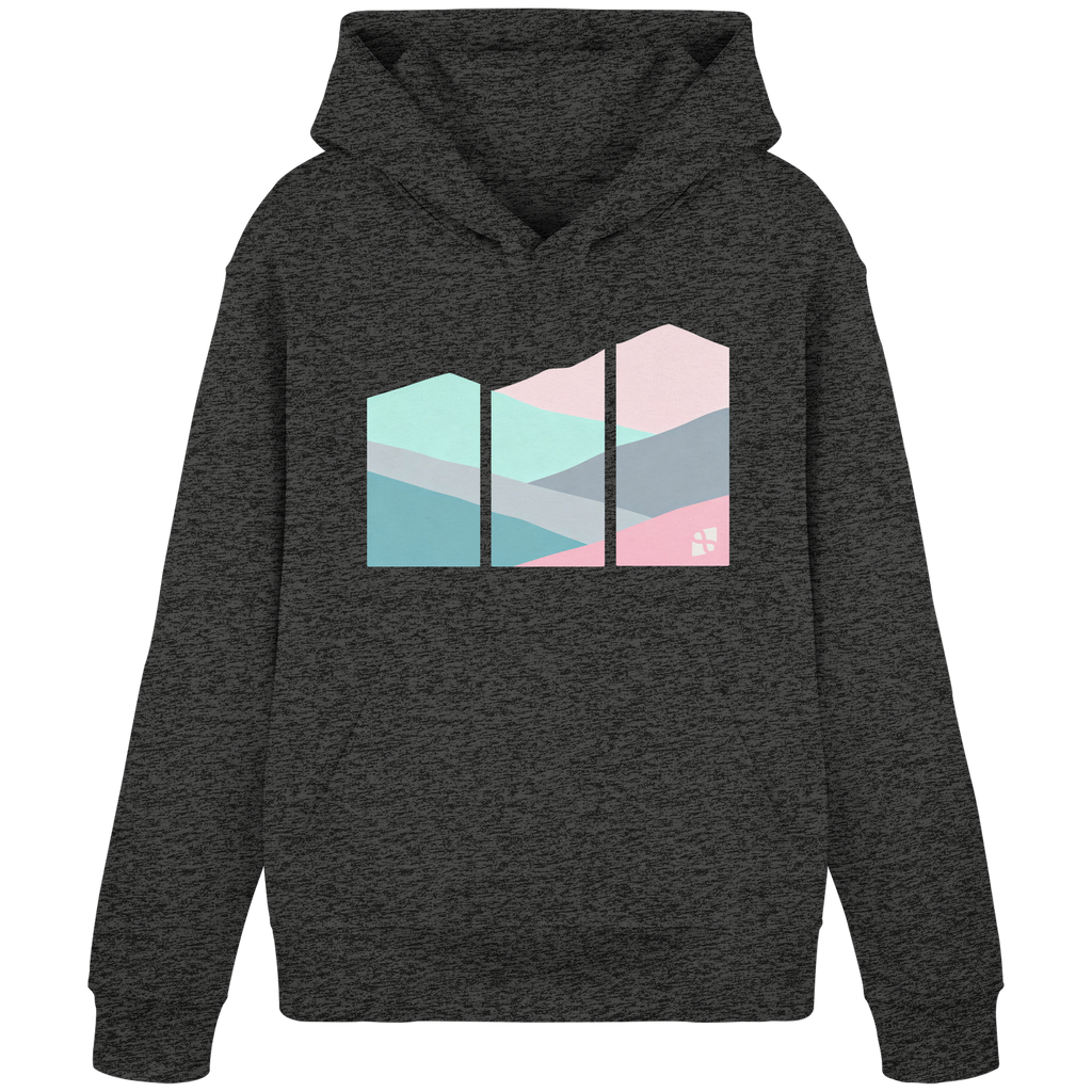 Pastell Mountain - Organic Basic Hoodie