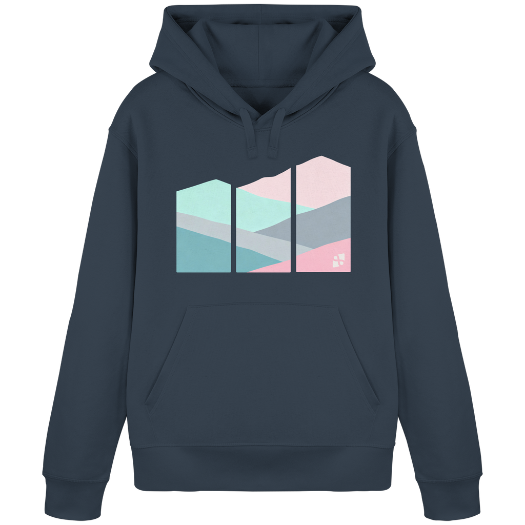 Pastell Mountain - Organic Basic Hoodie