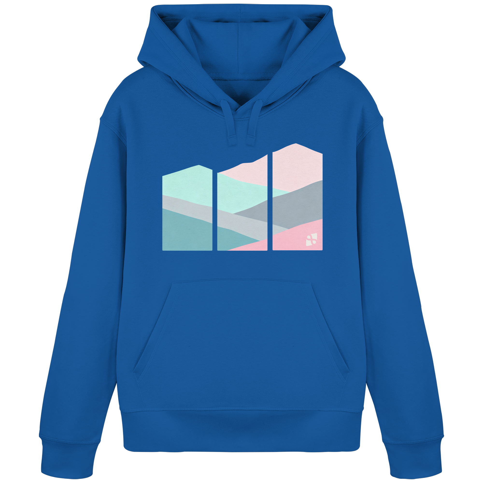 Pastell Mountain - Organic Basic Hoodie