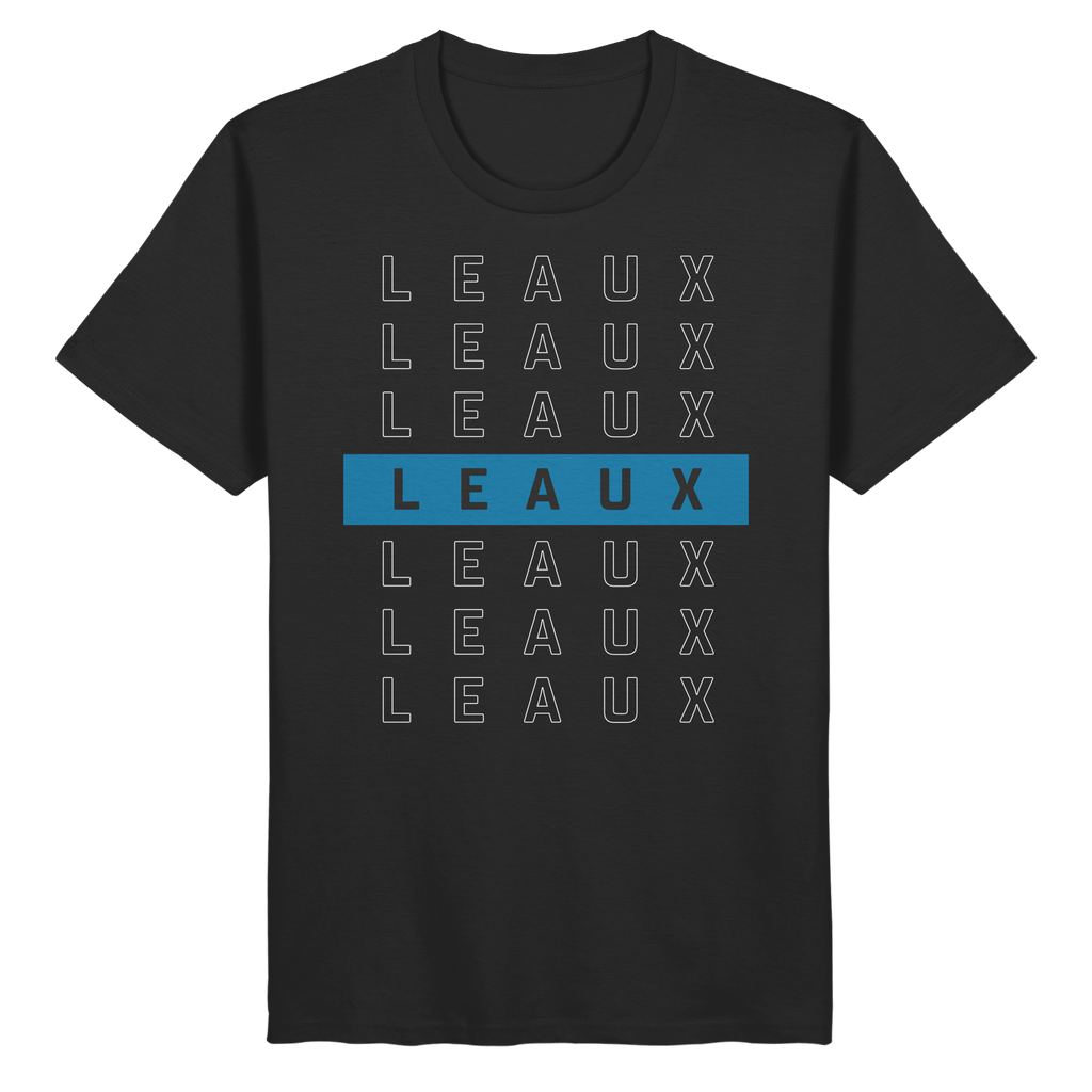 LEAUX Classics – Logo Bar Blue Basic Shirt