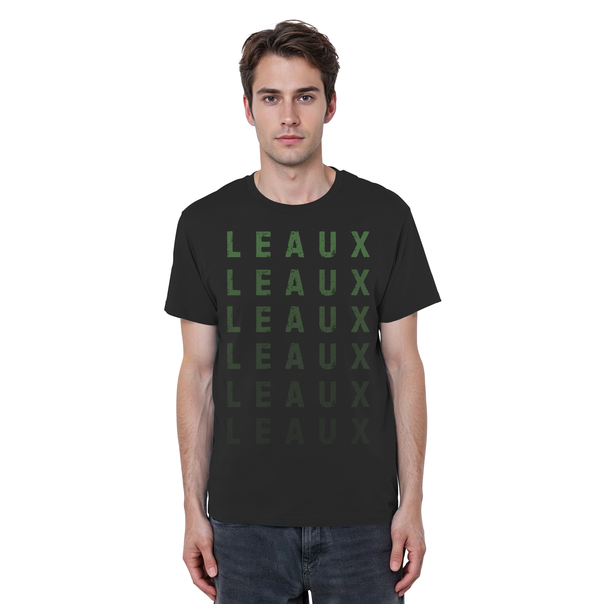 LEAUX classic grün - Organic Basic Shirt