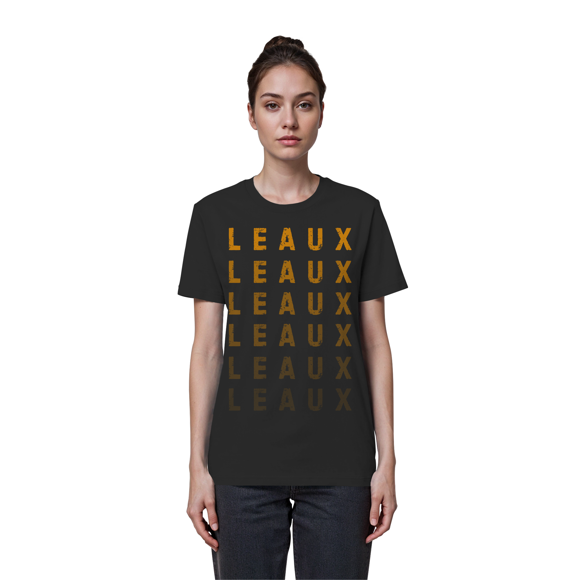 LEAUX classic orange - Organic Basic Shirt