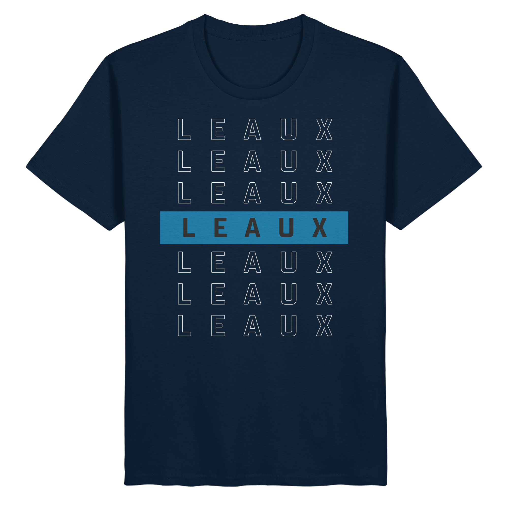 LEAUX classic blau - Organic Basic Shirt