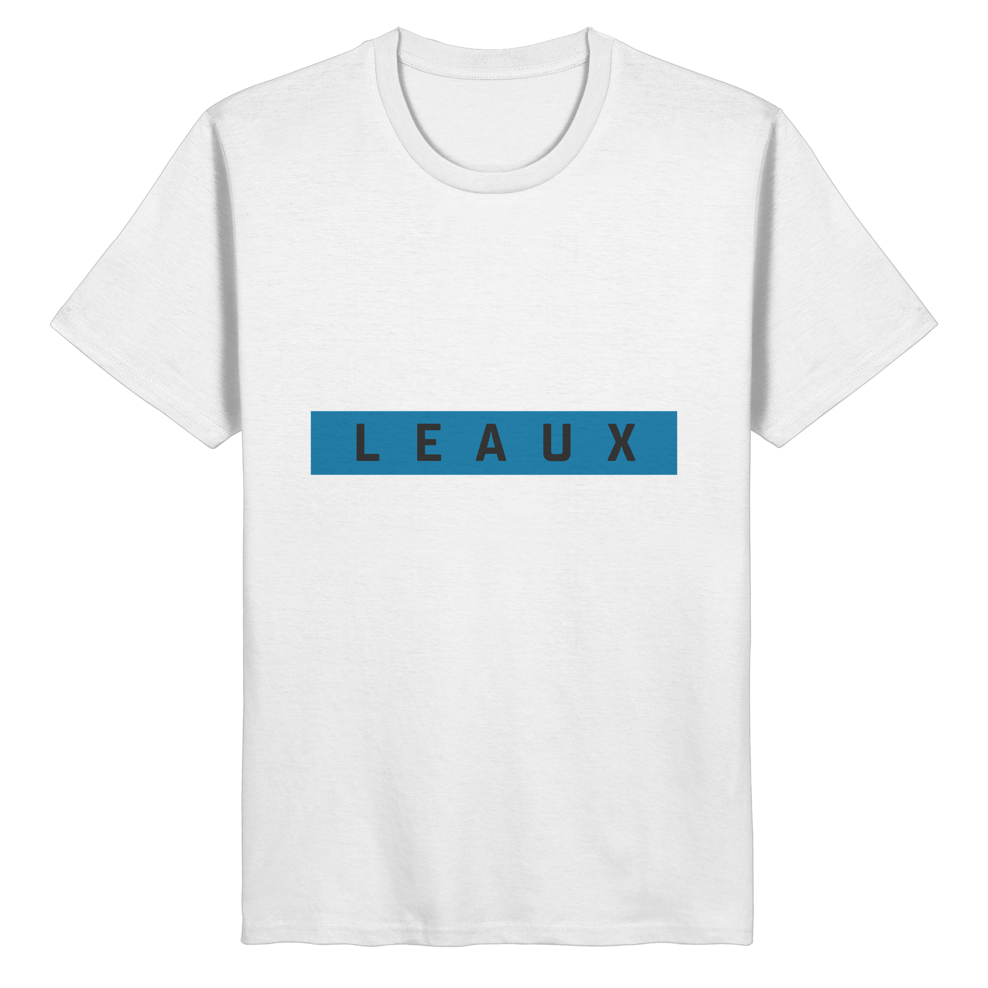 LEAUX Classics – Logo Bar Blue Basic Shirt