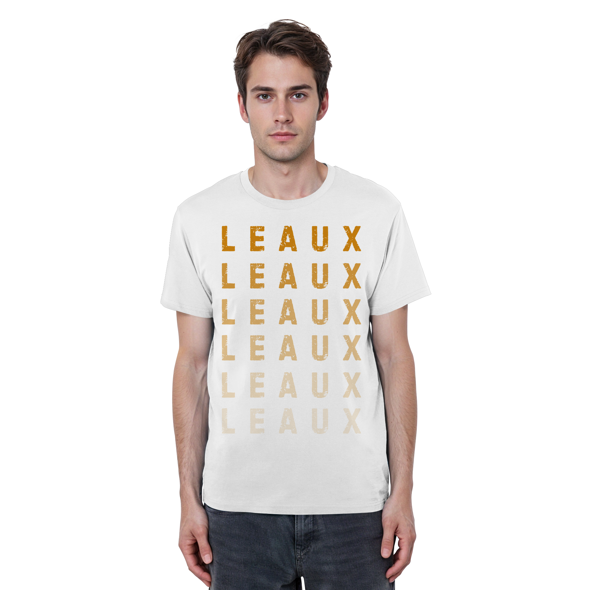 LEAUX classic orange - Organic Basic Shirt