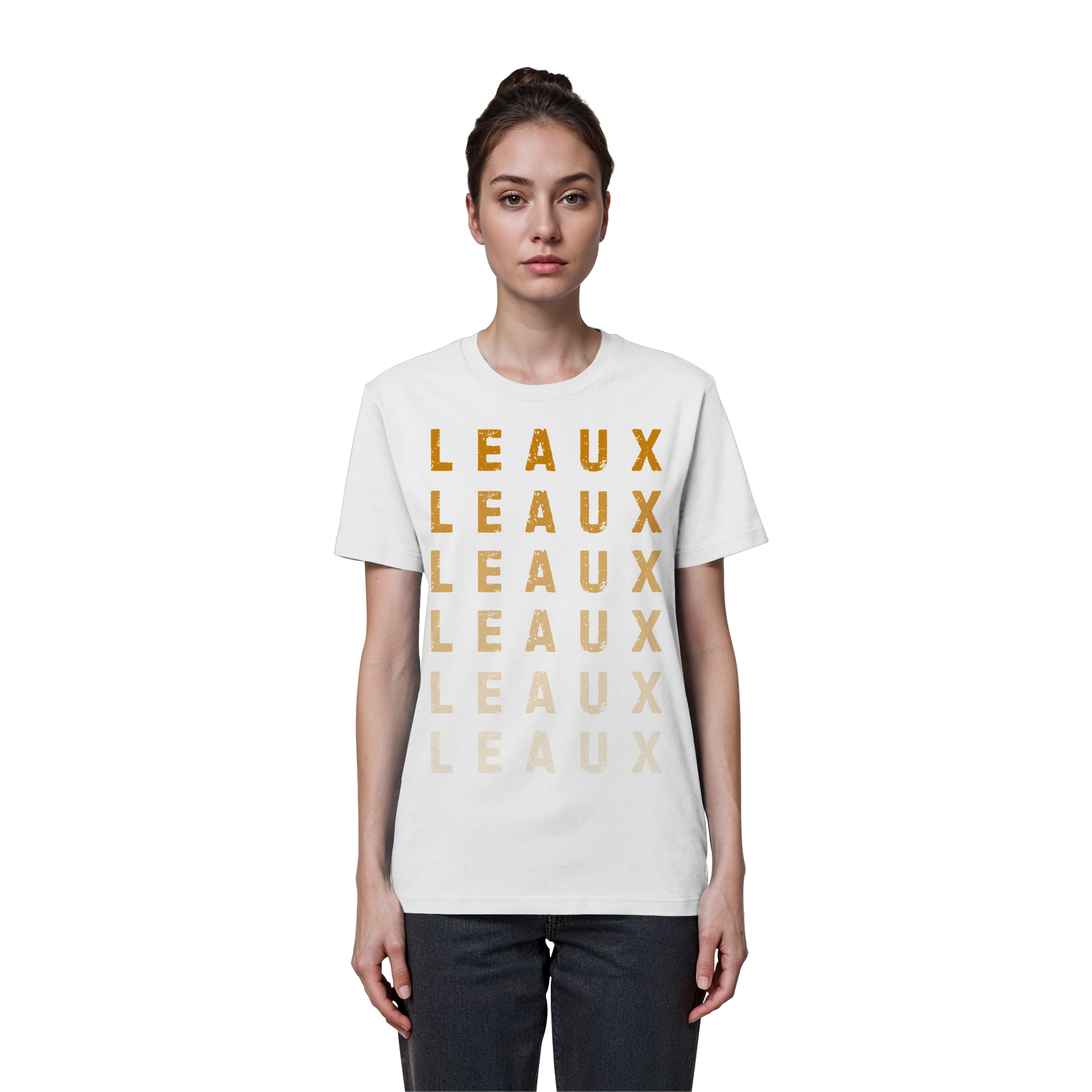 LEAUX classic orange - Organic Basic Shirt