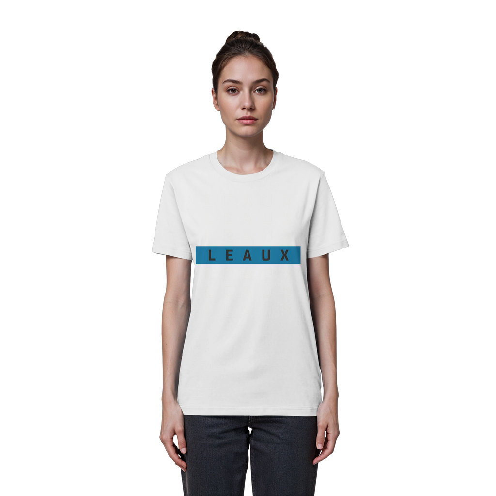 LEAUX Classics – Logo Bar Blue Basic Shirt