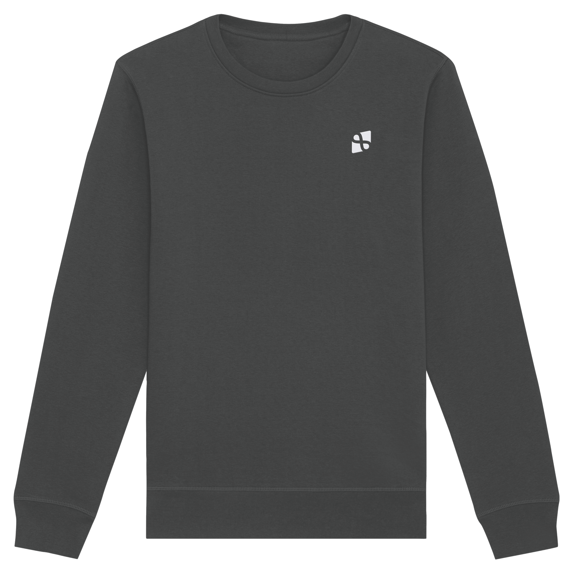 WTF - "Wear The Fair" Print mit besticktem Emblem - Organic Basic Unisex Sweatshirt