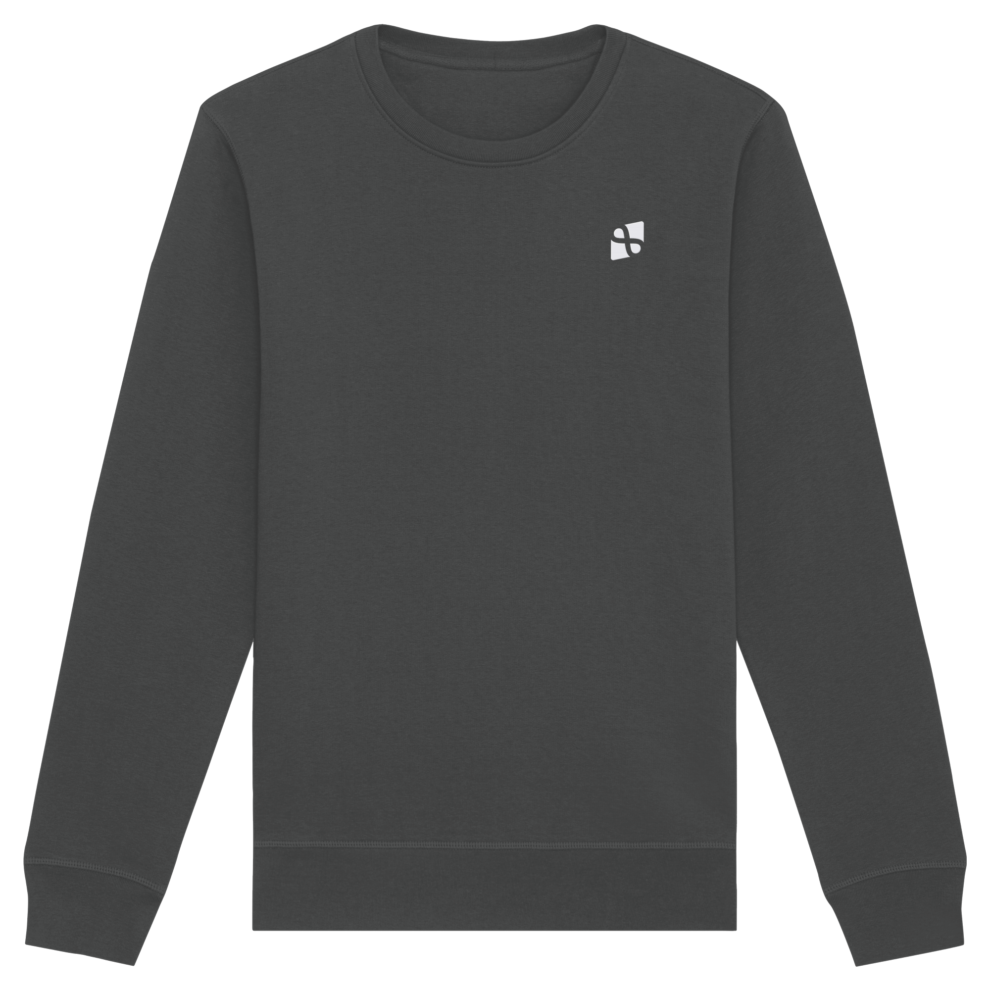 Tannenhäher mit Zirbelnuss + Emblem Stick - Organic Basic Unisex Sweatshirt