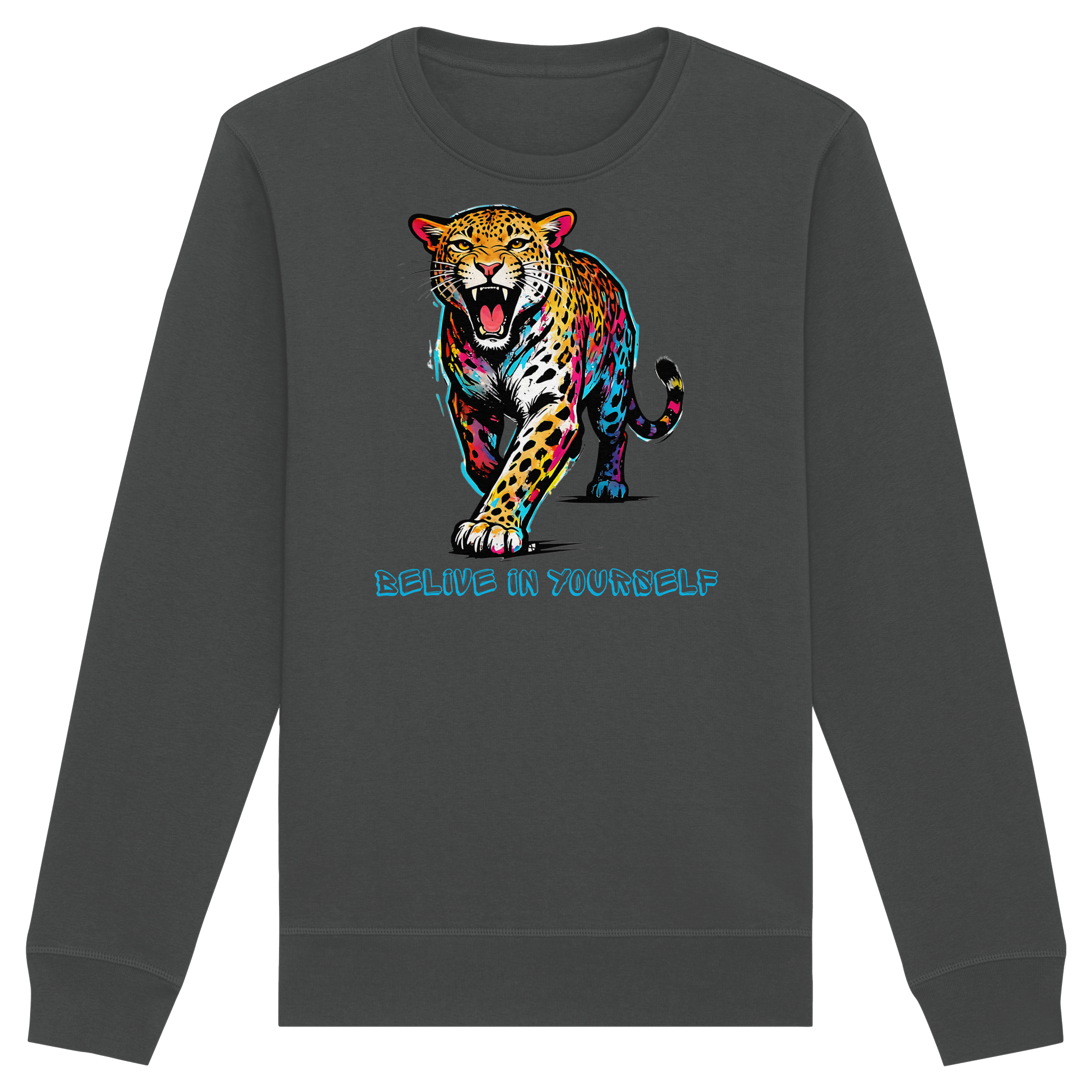 BIY Leopard - Organic Basic Unisex Sweatshirt