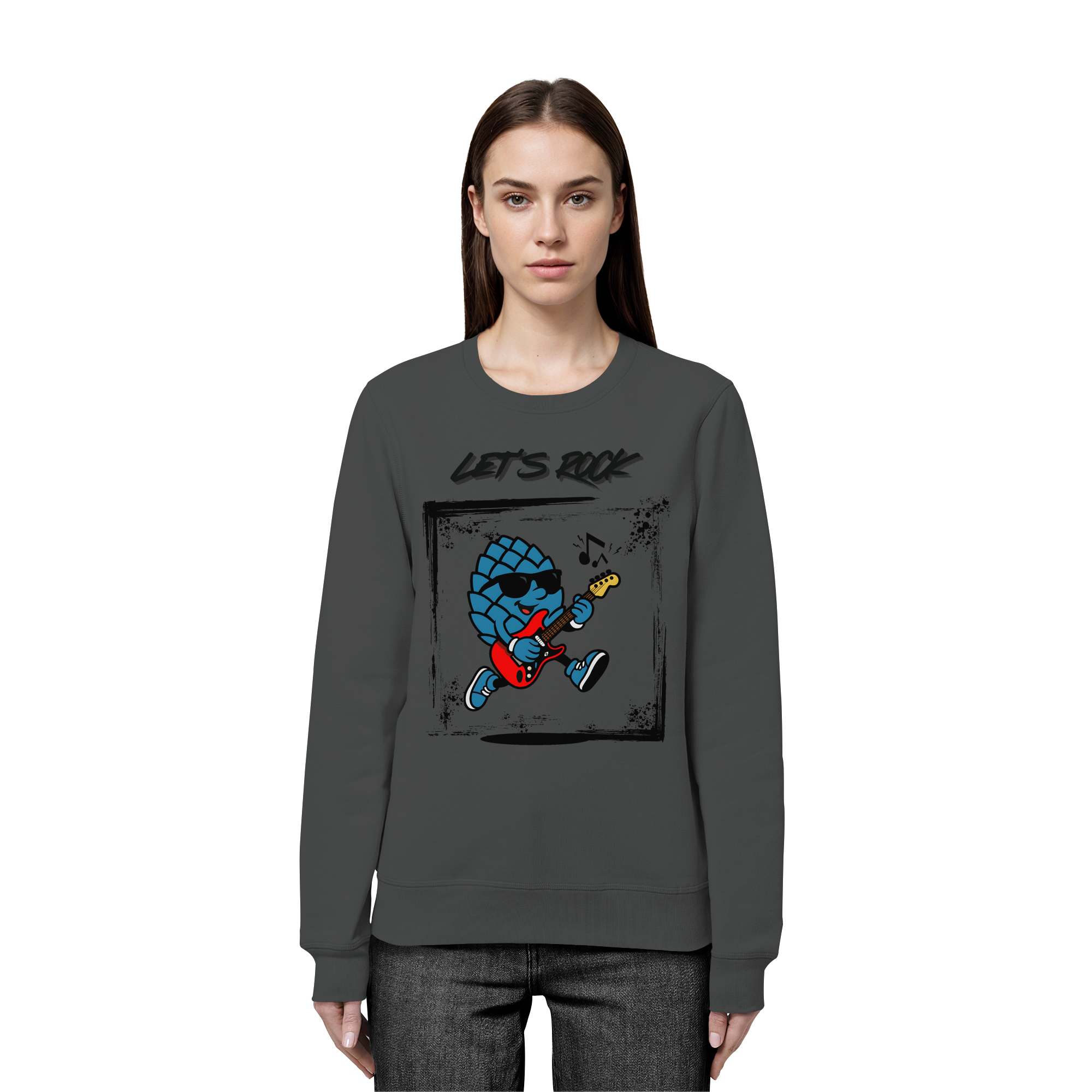 Lets Rock Zirbi - Organic Basic Unisex Sweatshirt