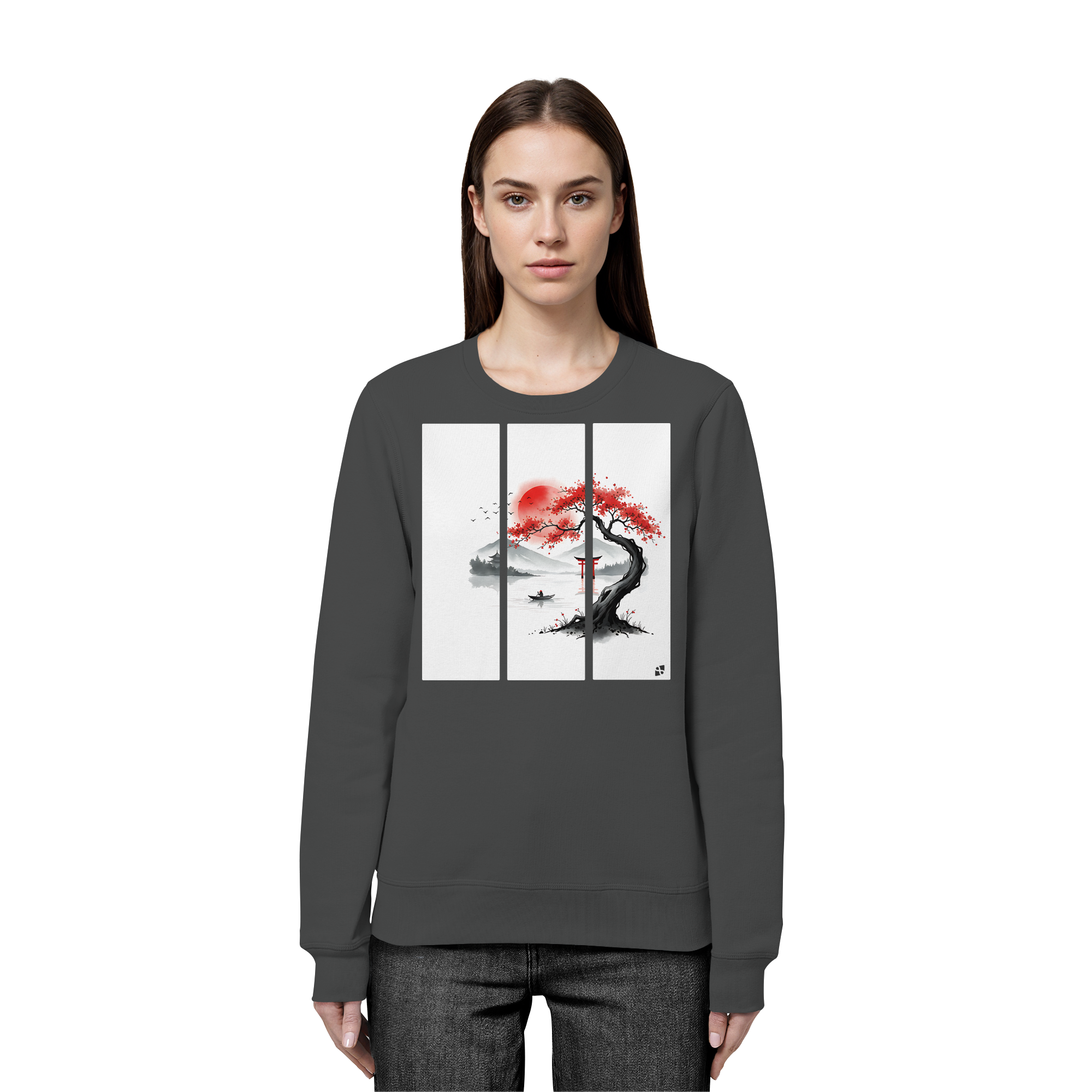 Kirschblüten Vibes - Organic Basic Unisex Sweatshirt