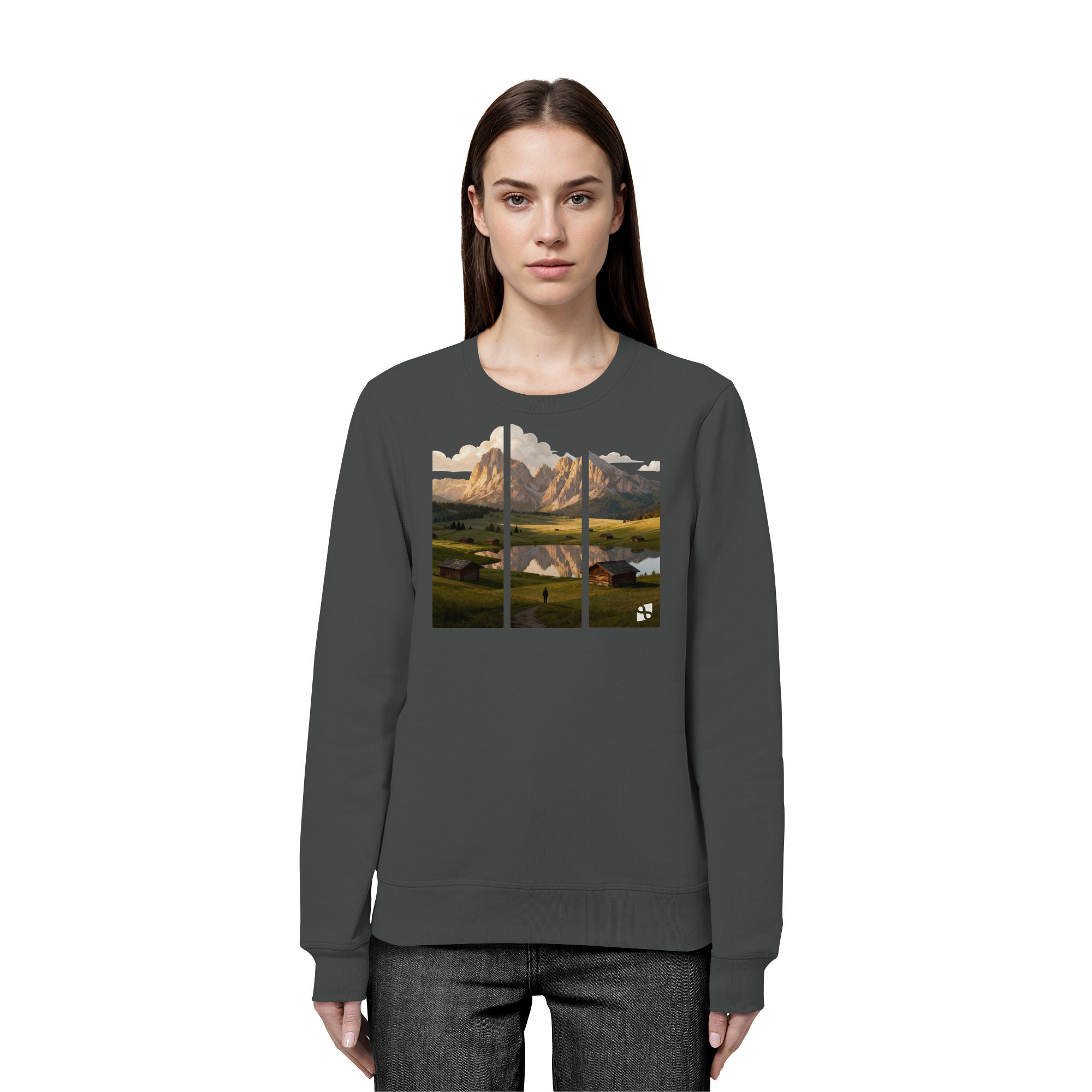Mountainview - Organic Basic Unisex Sweatshirt