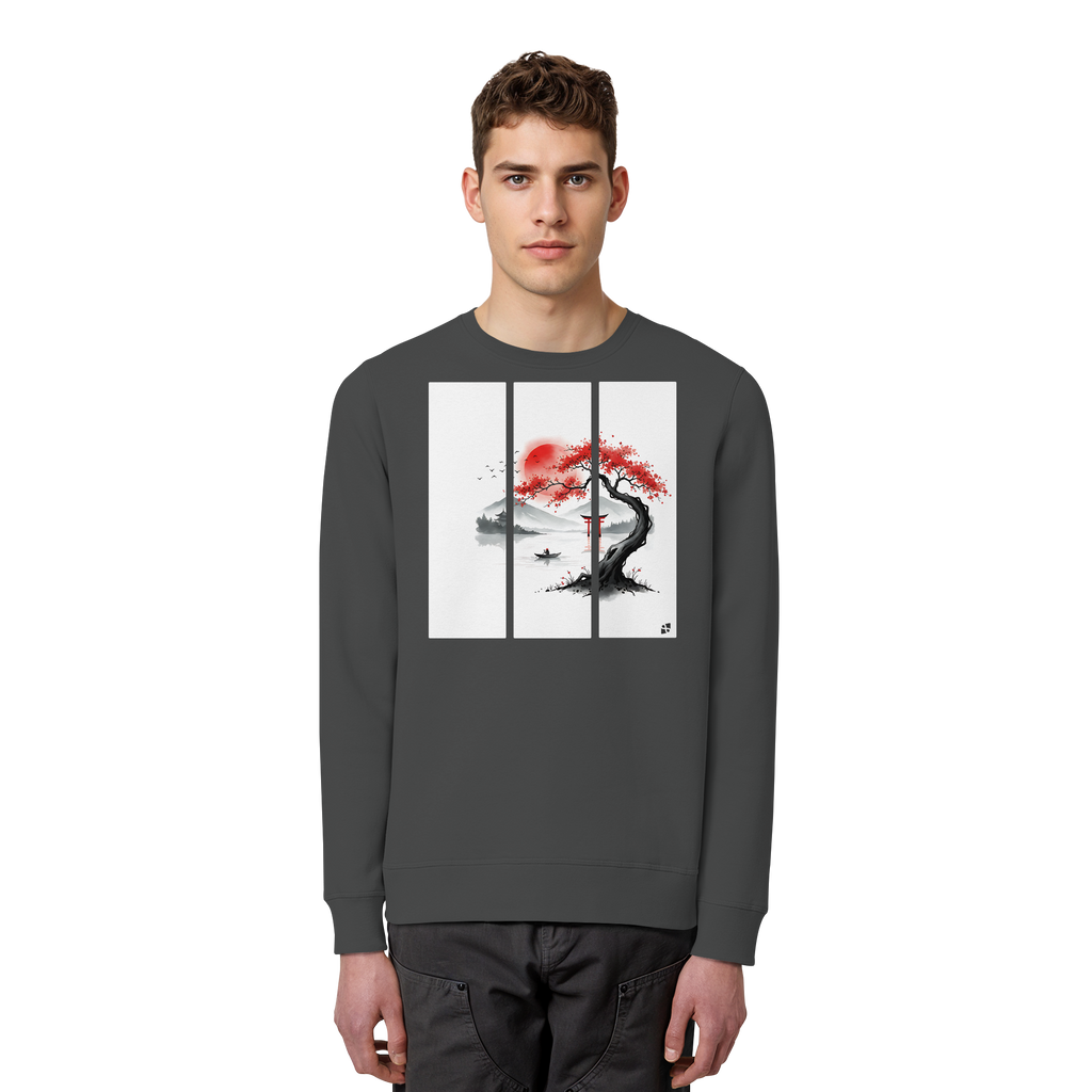 Kirschblüten Vibes - Organic Basic Unisex Sweatshirt