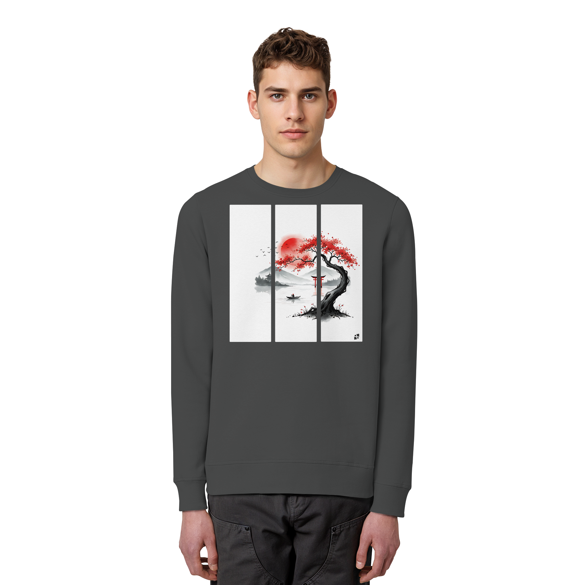 Kirschblüten Vibes - Organic Basic Unisex Sweatshirt