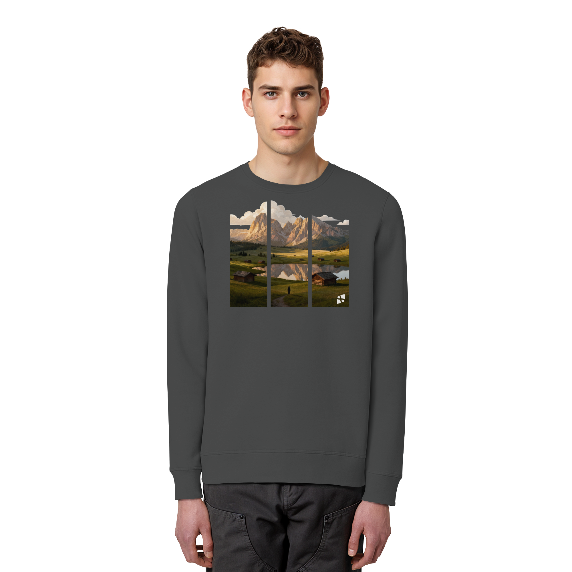 Mountainview - Organic Basic Unisex Sweatshirt