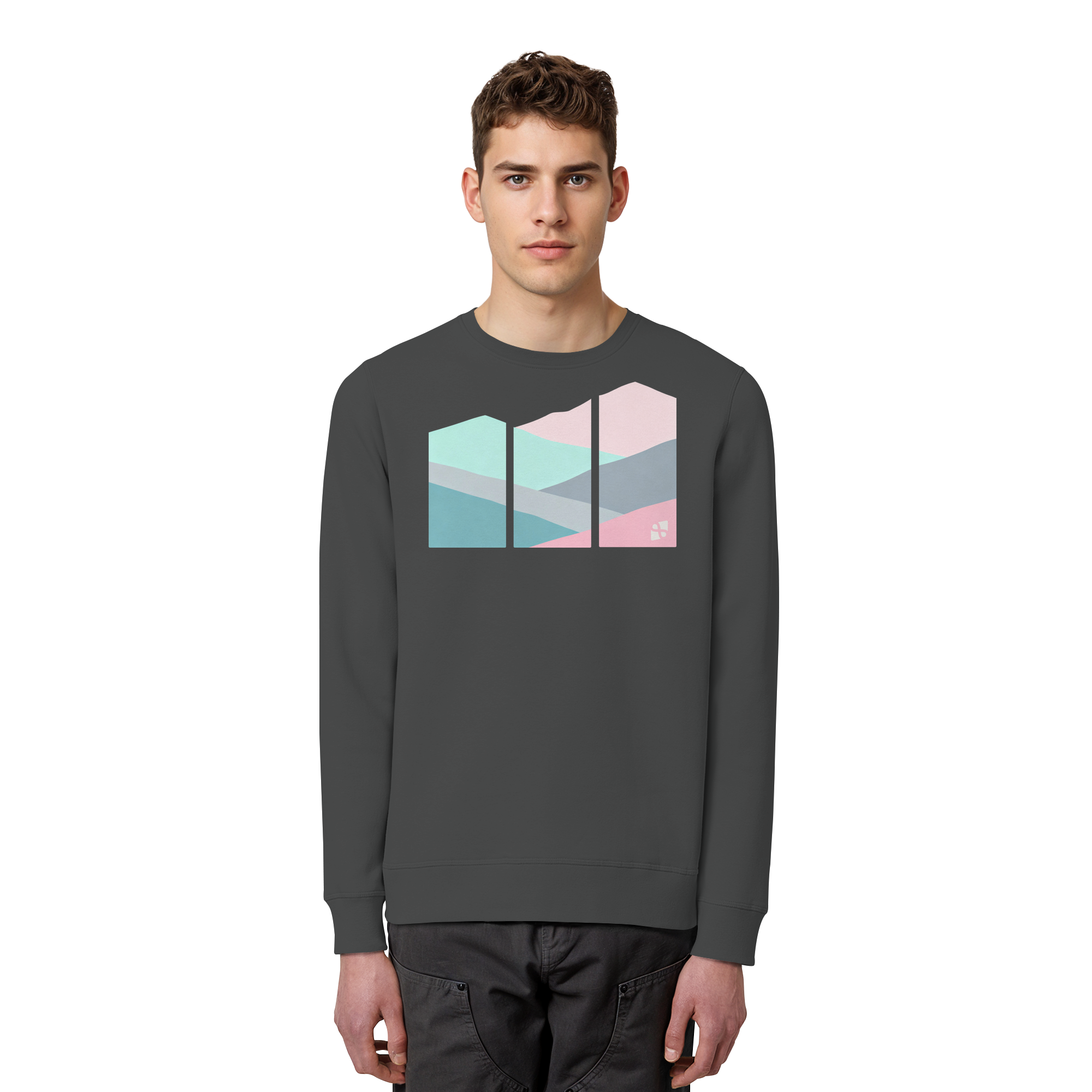 Pastell Mountain - Organic Basic Unisex Sweatshirt