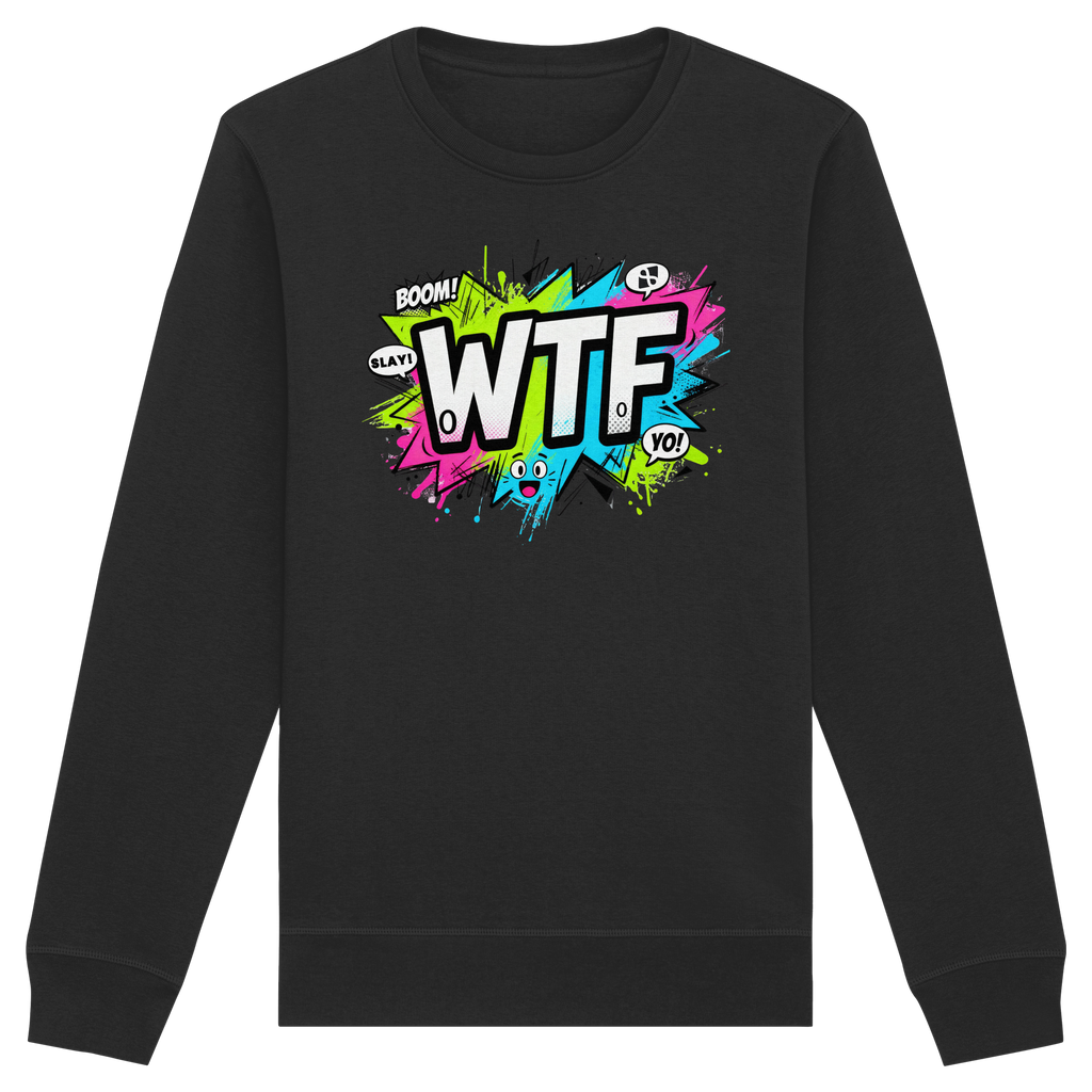 WTF SweaTShirt Set Black Unisex